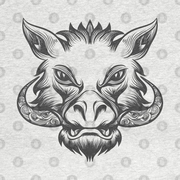 Boar head by devaleta